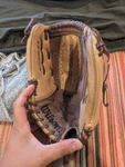 Wilson Monsta Webb A0440 FP115 Fast Pitch 11.5" Leather Baseball Glove Rht. Fixed Price $15.00.