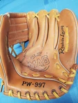 Mag Pee Wee Baseball Glove Handcrafted Leather Lacing PW-997. Fixed Price $15.00.