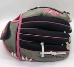 Rawlings ST1000FPM 10" Storm Series Youth Softball Glove Girls Grey & Pink. Fixed Price $12.95.