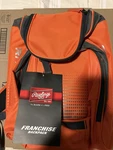 Rawlings Franchise Baseball Softball Player Backpack Orange New. Fixed Price $44.99.