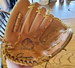 Champion Sports Leather Baseball Glove Mitt Left Hand Throw 11''. Fixed Price $20.00.