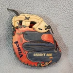 Jcv-vm Vinci Catchers Mitt Red Orange Made Usa Baseball Glove. Fixed Price $99.00.