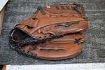Mizuno MFR-1303T Thick Leather Broken In Baseball Softball Glove Right Throw. Fixed Price $85.00.