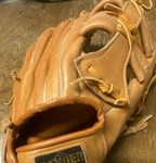 Ranger T378 Brown Leather Deep Pocket Soft/base Bal Infield Glove Lht Lace-up. Fixed Price $22.50.