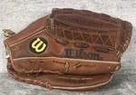 Wilson A1834 12 Inch Pro Staff Dual Hinge Baseball Glove Rht - Missing Lacing. Fixed Price $44.99.