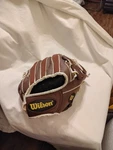 Wilson A200 T-ball 10" White/red/black Baseball Glove For Youth Sports. Fixed Price $16.48.