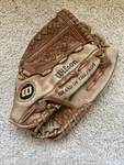 Wilson A2061 Staff 12" Professional Baseball Glove Rht Cowhide. Fixed Price $35.00.