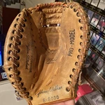 Vtg Leather Johnny Walker Lh Baseball Glove Mitt Pro-model #B-8000. Fixed Price $29.99.