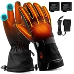 Abxmas Heated Gloves For Men Rechargeable, 7.4V 6400MAH Large, Midnight Black. Fixed Price $109.99.