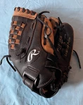 Rawlings 1/2 Youth Rht Baseball Glove Leather Palm PM105RB. Fixed Price $10.00.