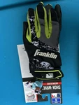 Franklin Unisex Baseball Gloves Florescent Yellow/black-sz Small Youth. Fixed Price $8.00.