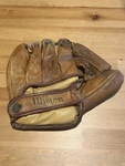 Vintage Wilson A2980 Hawk Leather Baseball Glove Mitt Rht 1940S Old School. Fixed Price $25.00.