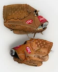 2 Rawlings Baseball Gloves PP11DJT 11" Derek Jeter & RBG115WB 11.5. Fixed Price $85.00.
