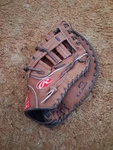 Rawlings Ggbfb Brown Baseball Gold Glove Co. First Right Hand Throw Euc. Fixed Price $71.49.