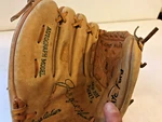 Wilson Baseball Glove, A2166, Left Hand Throw, Jim Catfish, Small Size. Fixed Price $8.95.