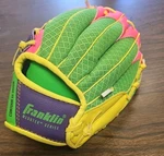 Franklin Tee Ball Youth Glove 9.5 Lht Meshtek Mitt 22814L Pink/purple/green. Fixed Price $13.99.