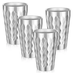 Wutfuooo 4 Pack Stainless Steel Double Wall Cups, 16 Oz Insulated Tumbler, Un.... Fixed Price $39.53.