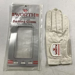 Vintage Worth Batting Glove Mens Xl Right Hand White Leather Baseball Softball. Fixed Price $24.99.