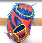 Rawlings Japan Glove Hoh Heart Of The Hide Rht Lh Catcher Mitt 33 Royal/scarlet. Fixed Price $299.99.