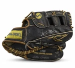 Spaulding 11.5 Inch Baseball Mitt Glove Right Hand Black Leather. Fixed Price $19.99.