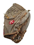 Baseball Glove Jose Canseco Rawlings Leather Right Hand Throw RBG60 Lh Catch 11". Fixed Price $8.39.