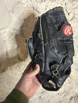 Rawlings Black Leather Baseball Glove 5 Finger RBG10B 10" Model For Lh. Fixed Price $22.00.