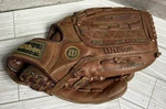 Vtg Wilson A2311 Ultra Baseball Glove Duel Hinge 12" Right Hand Throw. Fixed Price $25.99.