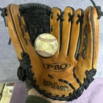 Wilson Pro Baseball Mitt 12" A2498 Leather.. Fixed Price $35.00.