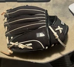 Wilson Black Gray T-ball Baseball Mitt Right Hand Throw Glove 9" WTAO1LB15B595. Fixed Price $30.00.