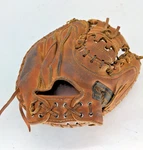 Wilson A2400 Catchers Mitt Baseball Glove Pro-toe Twin Action Rht Vtg Read A6. Fixed Price $27.54.