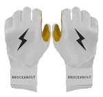 Bruce Bolt Premium Pro Youth Medium Long Cuff Batting Gloves White Gold Sold. Fixed Price $89.99.