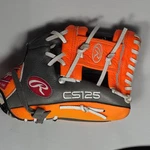 Rawlings CS115NO Custom Series Gray Orange Boys 11.5 Baseball Glove Right Throw. Fixed Price $69.99.