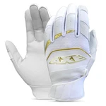 Axe Pro-fit Batting Gloves White/gold Cabretta Leather Adult M Baseball. Fixed Price $46.36.