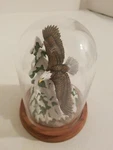 Rare Franklin Mint Ronald Van Ruyckevelt Wings Of Glory Eagle Belljar Sculpture. Fixed Price $30.00.