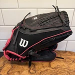 Wilson Flash 12 Fastpitch Softball Position Glove Rh Throw Black Pink Euc. Fixed Price $24.97.