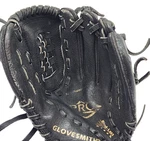 Glovesmith Professional Baseball Model GP1050 Soft Black Leather Vg. Fixed Price $15.00.