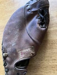 Vintage 1950S Wilson A2680 Trapper 3 Finger First Base Mitt Leather Claw Glove. Fixed Price $33.24.