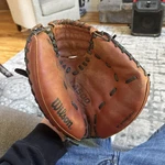 Wilson A500 32" Catcher Mitt Left-hand Throw Leather Brown/black A05RB19CM. Fixed Price $47.75.