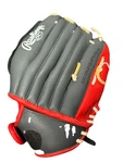 Rawlings Boys' Right-hand Baseball Glove 10-INCH Red Blue Youth Size Lht. Fixed Price $12.00.