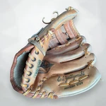 Vintage Spaulding Carl Yastrzemski 42-233 Pro Model 11" Rh Baseball Glove, Vg. Fixed Price $20.99.