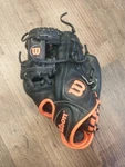 Wilson A1K RB15DP15 Black/orange 11.5" Rht Glove. Fixed Price $110.00.