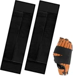 2 Pcs Glove Wrap Band Baseball Strap, Softball Regular, Black. Fixed Price $10.99.