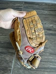 Rawlings PM125 1/2" Right Hand Throw Baseball Softball Glove Black Tan. Fixed Price $18.99.