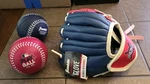 New Franklin Air Tech Sports Baseball Glove Youth Tball & Foam Balls. Fixed Price $24.00.