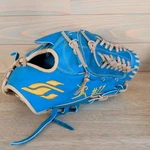 Junkei Baseball Pitcher Glove Blue Beige 30IN Unused Outdoors. Fixed Price $793.29.