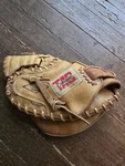 Tag Collegiate TBG410S Catcher's Mitt Baseball Glove Leather Lhp. Fixed Price $65.00.