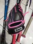 Franklin Fastpitch Proserie Glove Mitt Bats Balls Rht Durabond Lacing Pink Black. Fixed Price $45.00.