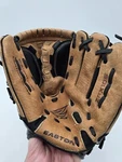 Easton ZFX105 10.5" Baseball Glove Lht Tan Black Rht Youth Leather. Fixed Price $11.99.