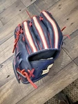 Ssk Special Order 12 Outfield Baseball Glove Red White Blue Rht Limited Edition. Fixed Price $149.99.