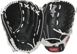 Rawlings Shut Youth Softball Glove Black / White Basket Web. Fixed Price $93.32.